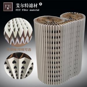 干式油漆過濾紙 VW型風琴濾紙 噴漆房漆霧過濾紙
